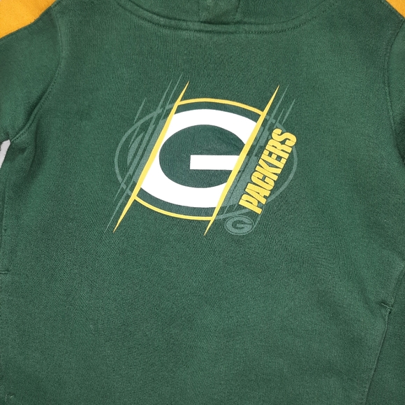 NFL | Greenbay Packers Green & Yellow Hoodie Size 4t - Picture 6 of 6